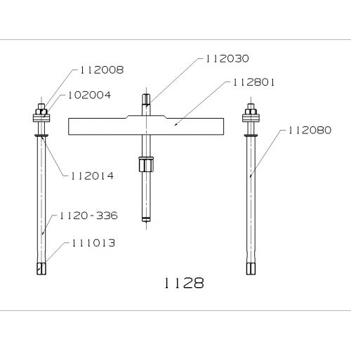 EXTRACTOR FORZA SERIE 1100 DE 2 ALARGADERAS